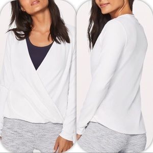 lululemon white full freedom long sleeve